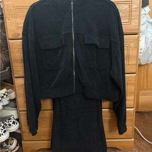 Aerie Black Textured Set